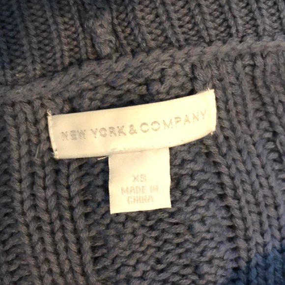 New York & Co Large cowl neck, cable knit sweater - Picture 4 of 4